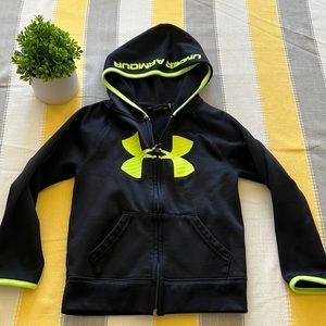 Under armor kids zip sweater 5T